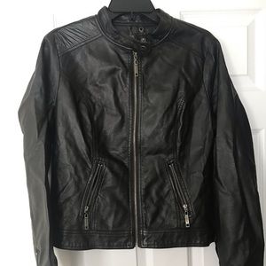 Leather jacket - faux